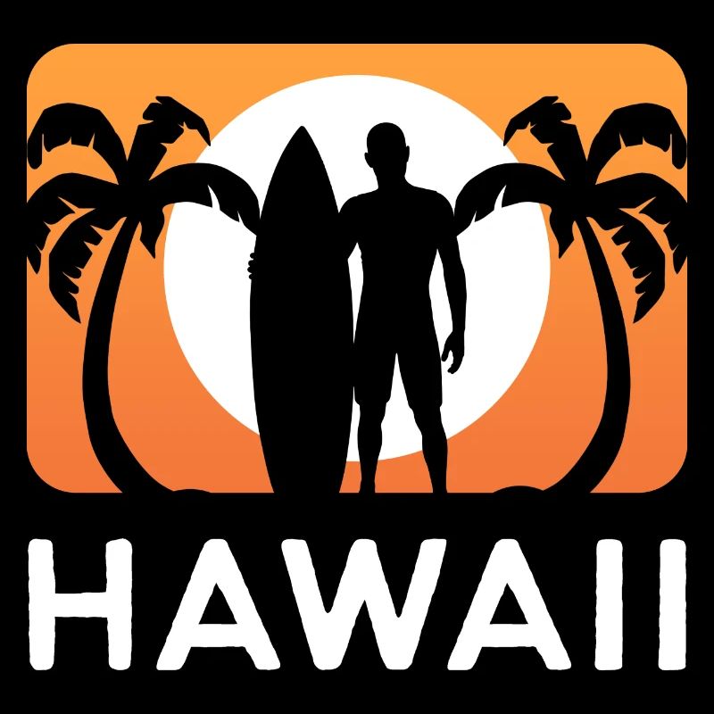 Hawaii Surf Surfer Gift