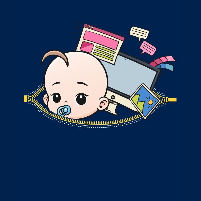 Grossesse Programmeur nerd enceinte