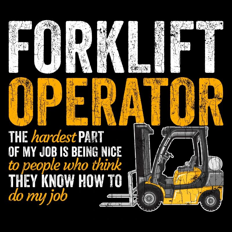 Forklift Operator Apparel Forklift Driver Funny Gi