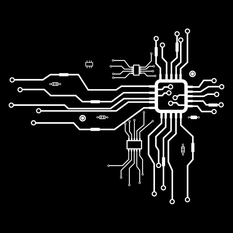 Computer CPU Herz - lustiges Geschenk Informatik