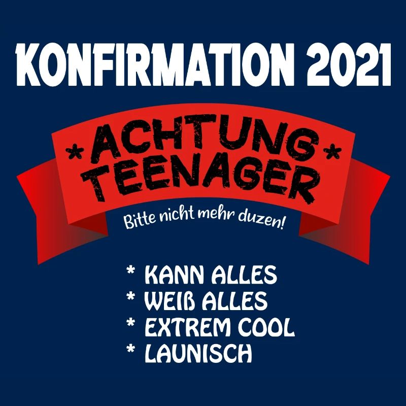 Geschenk Konfirmation Jungs Mädchen lustig Spruch