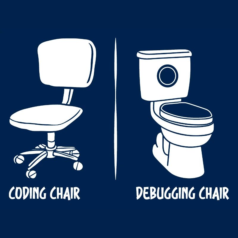 Debugging-Stuhl lustige Programmierer Geschenk