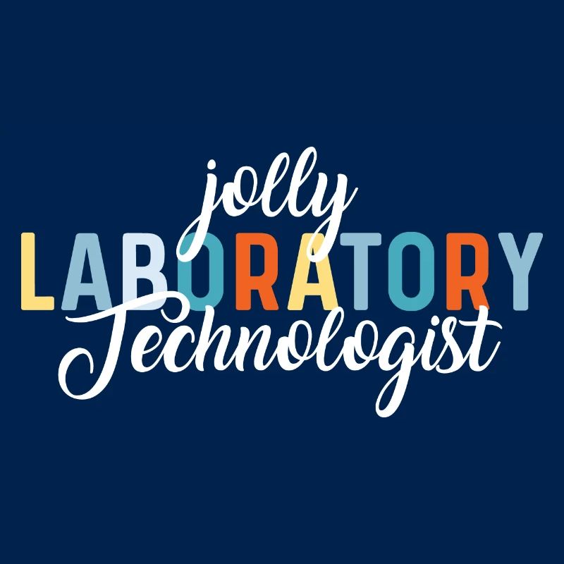 Jolly Laboratory Technician. Cheerful laboratory technician Ge