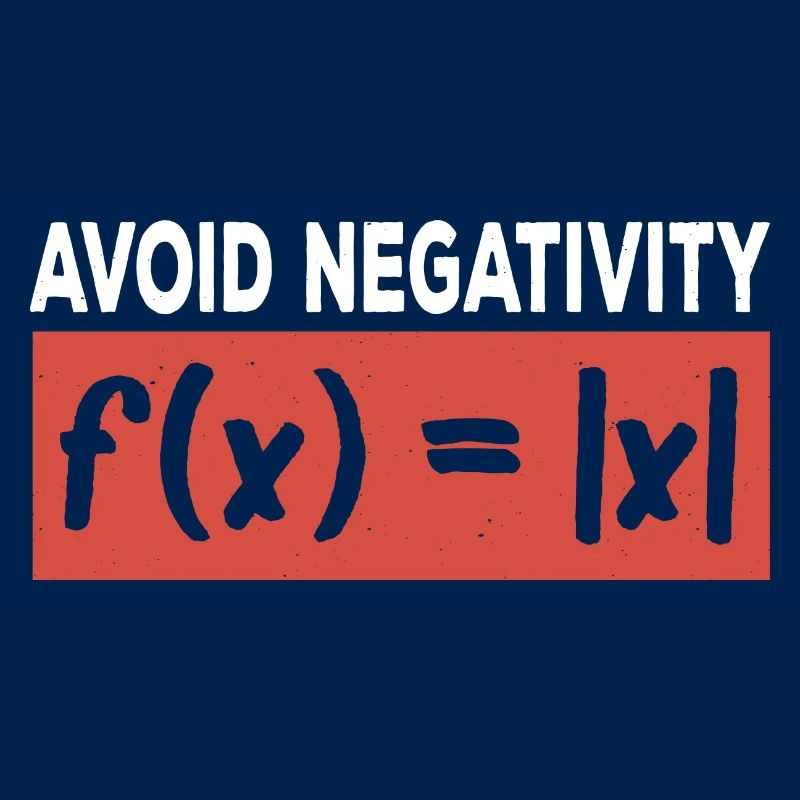 Avoid Negativity Mathematics Function Math