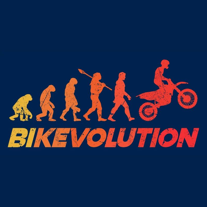 Motorcycle Evolution Vintage Shadow Biker