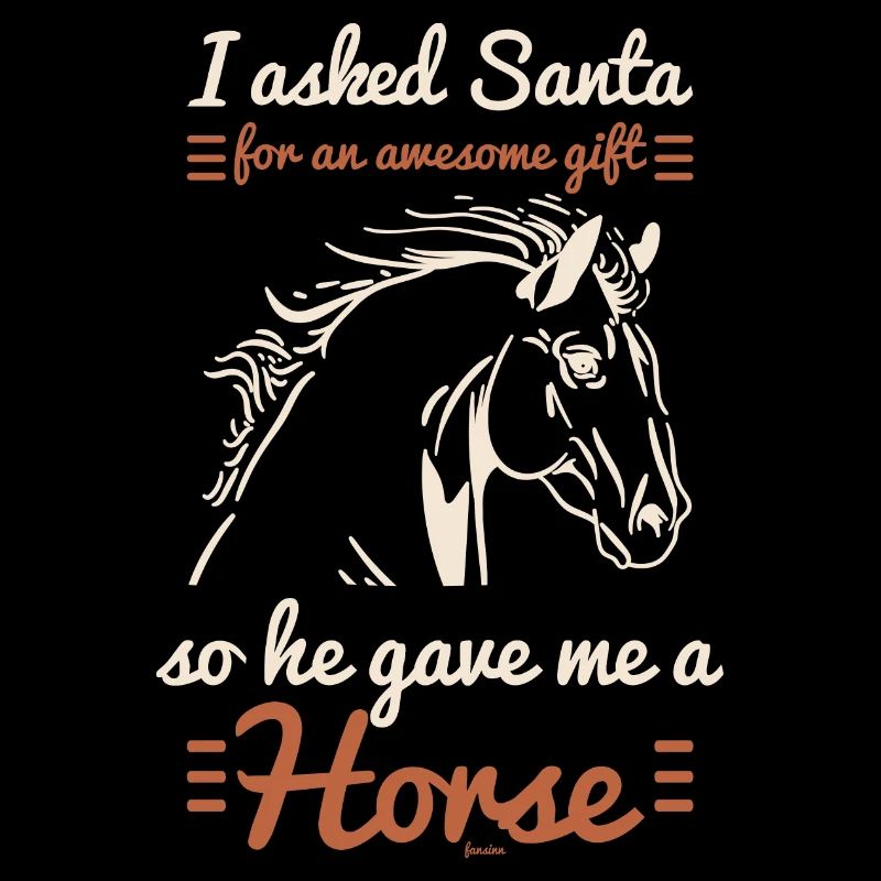 Weihnachtsmann hat mir ein Pferd geschenkt