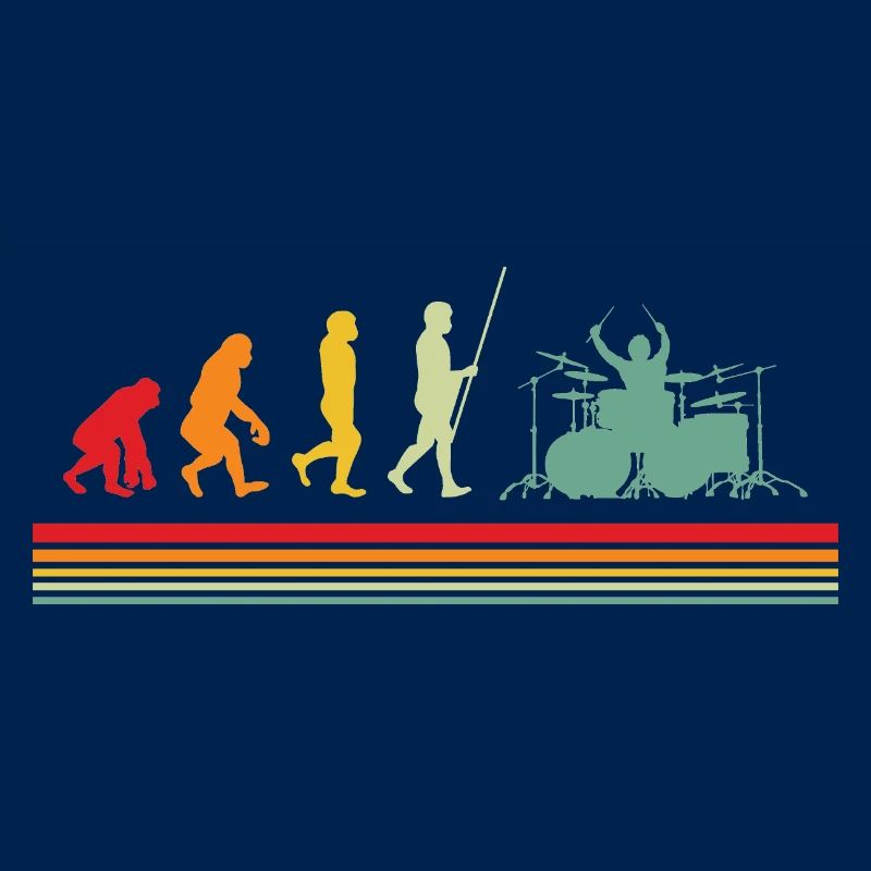 Drummer Evolution Drummer Retro Drums