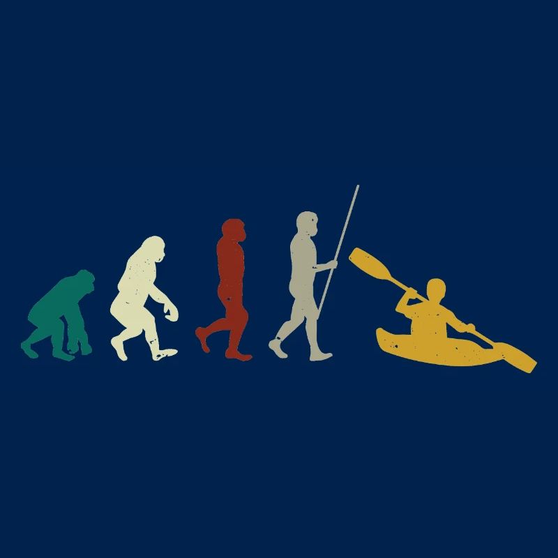 Kanu Kajak Evolution Paddler Kajaker Geschenk