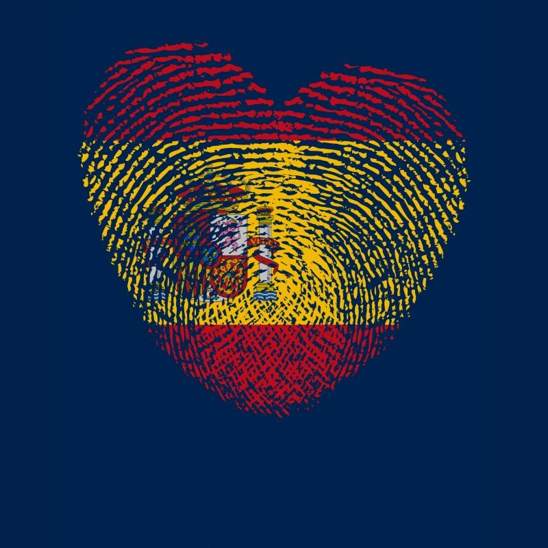 Empreinte digitale du drapeau espagnol