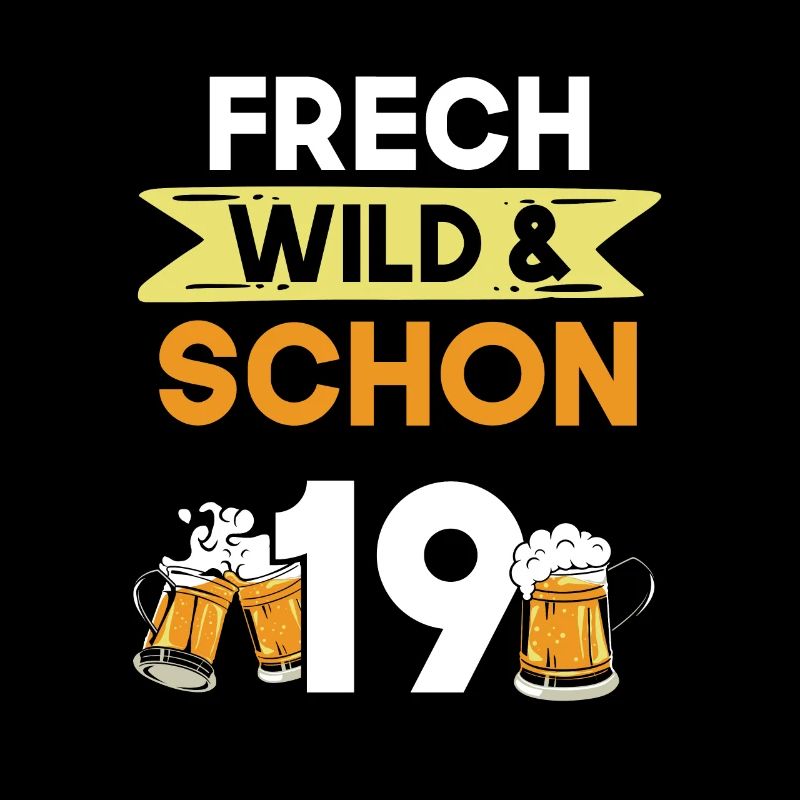 19 Jahre Geburtstag Bier Biertrinker