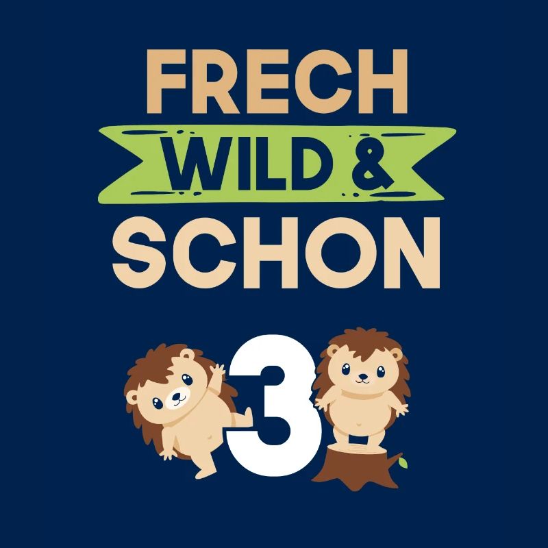 3 Jahre Geburtstag Junge Mädchen Igel