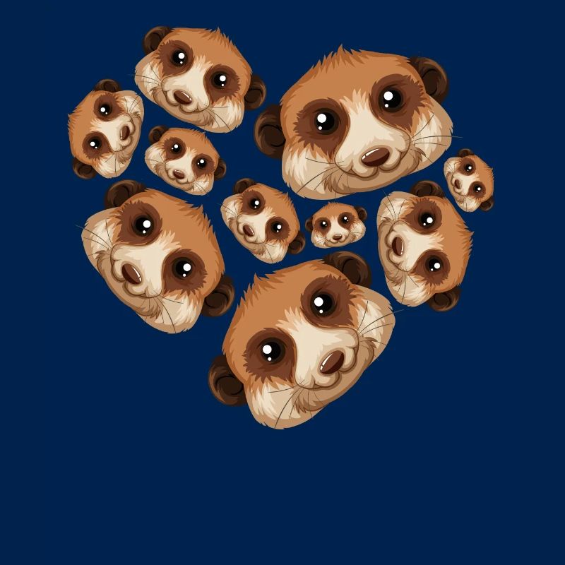 Herz Erdmännchen