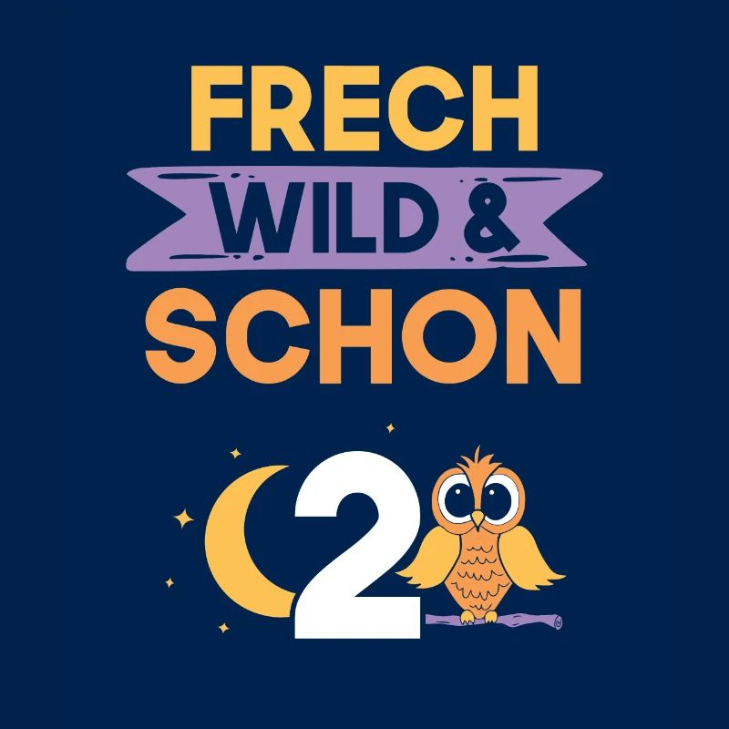 2 Jahre Geburtstag Junge Mädchen Eule