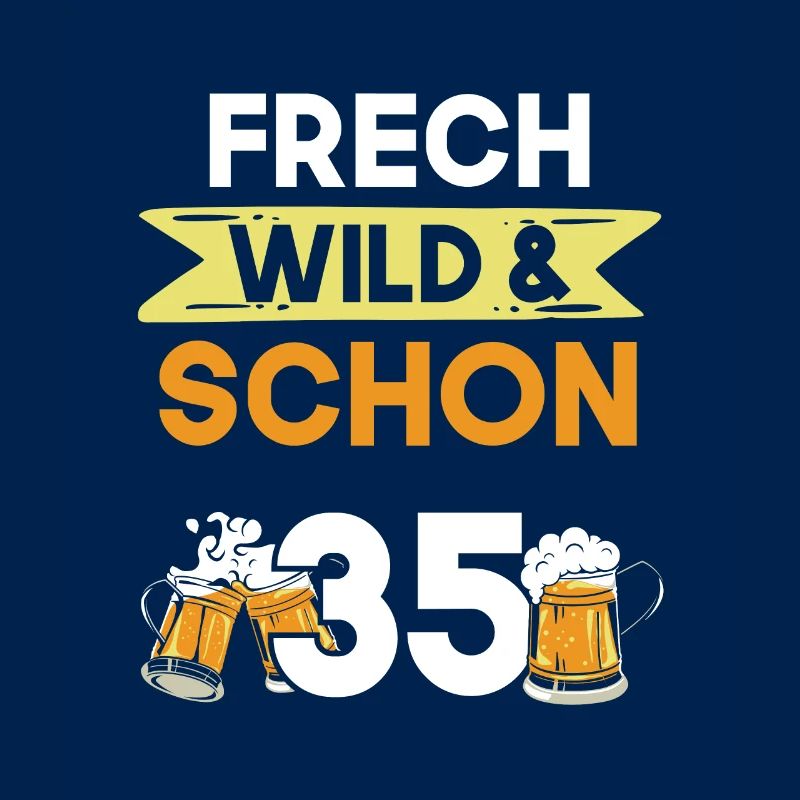 Geschenk 35 Jahre Geburtstag Bier Biertrinker