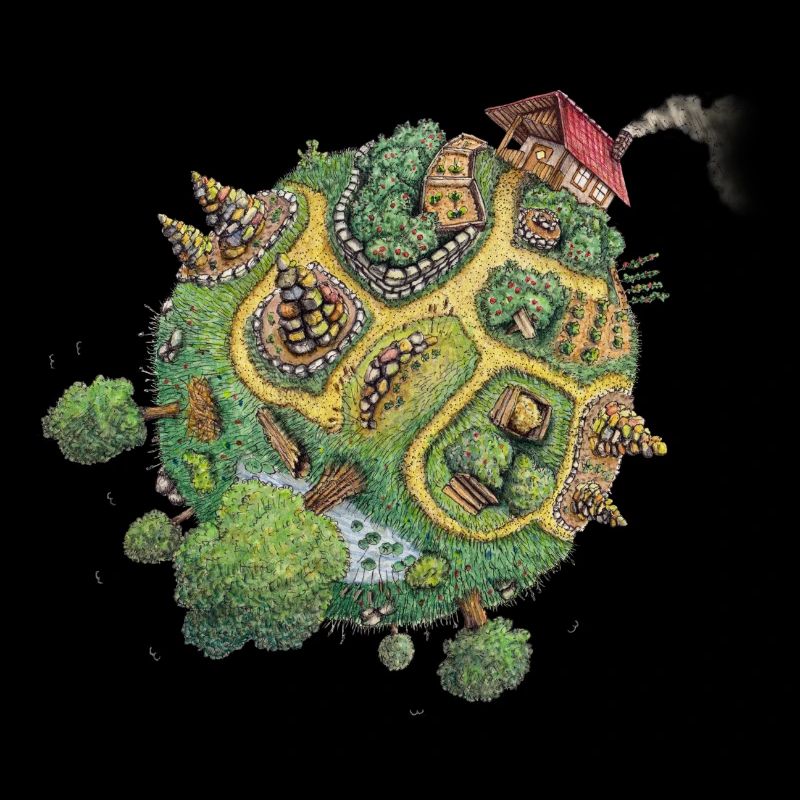 Planète Hortus - planète verte