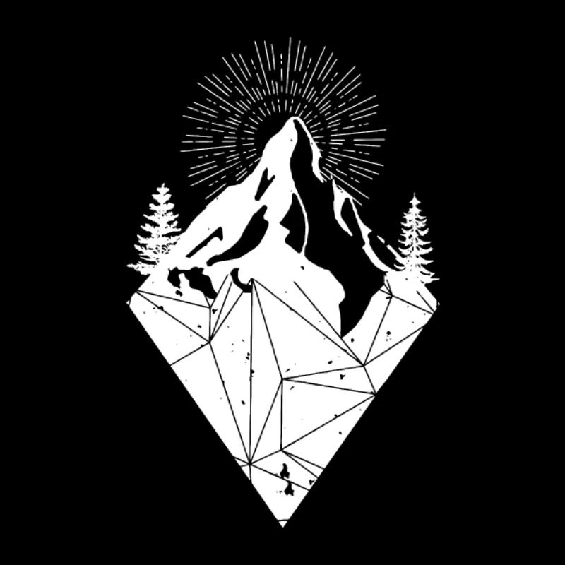 Wandern in den Bergen oder Klettern Geschenk