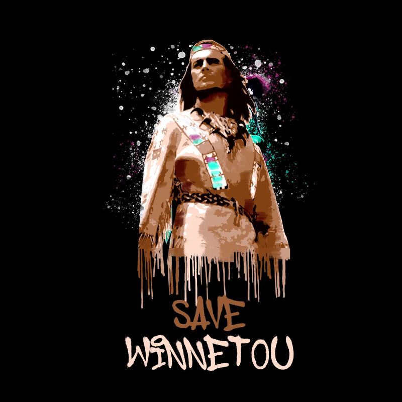 save winnetou,winnetou,indien,illustration