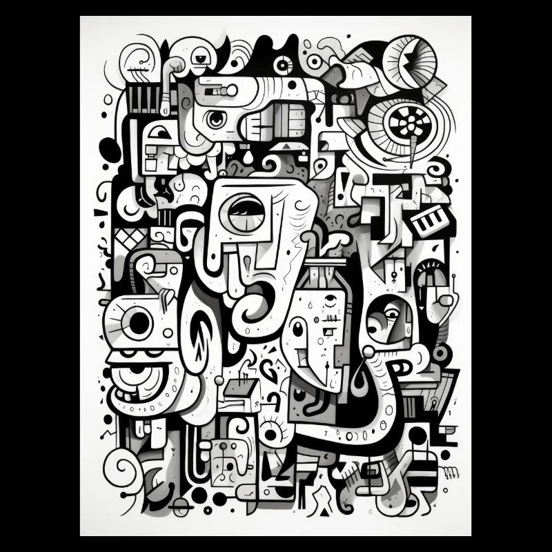 Inspirations graffiti :Hippo Geometry