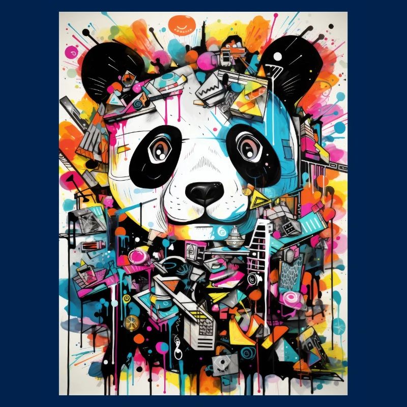 Panda greffiti geometry