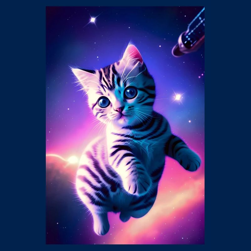 Space Kitten Synthwave