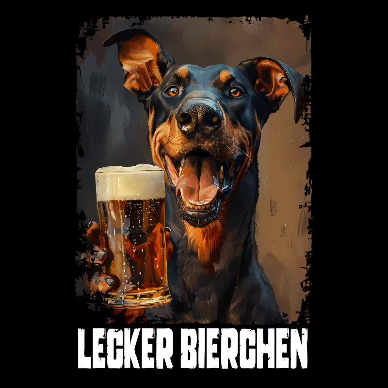 Lecker Bierchen Dobermann