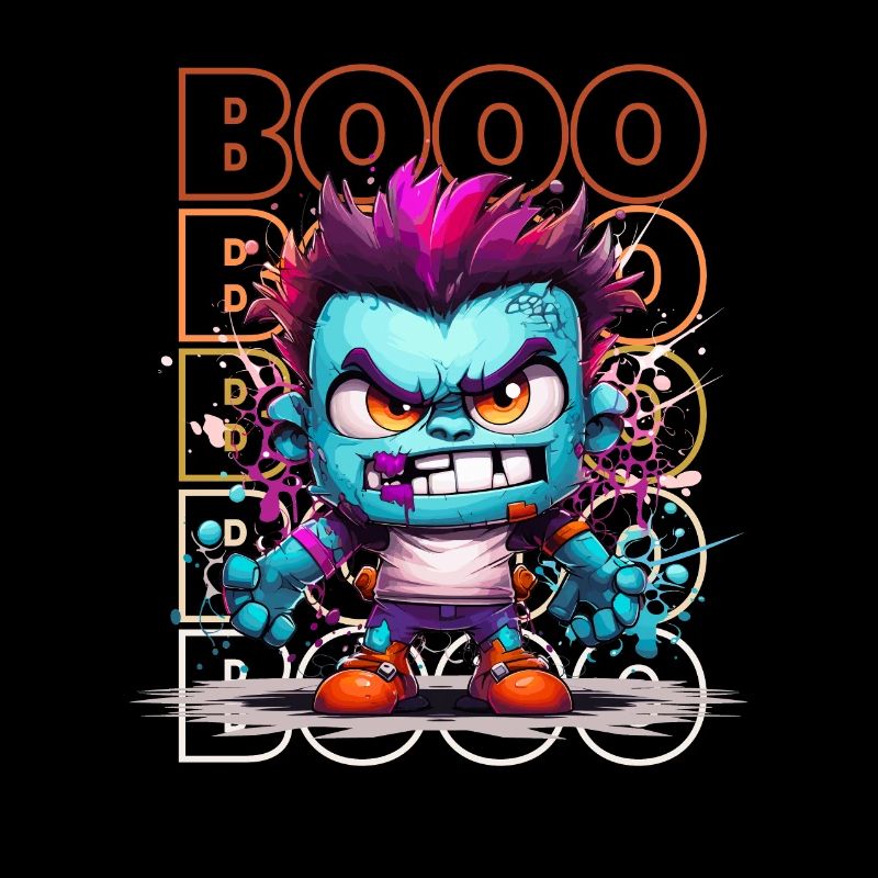 Chibi Bolt & Booo! Cousu géant Tee !