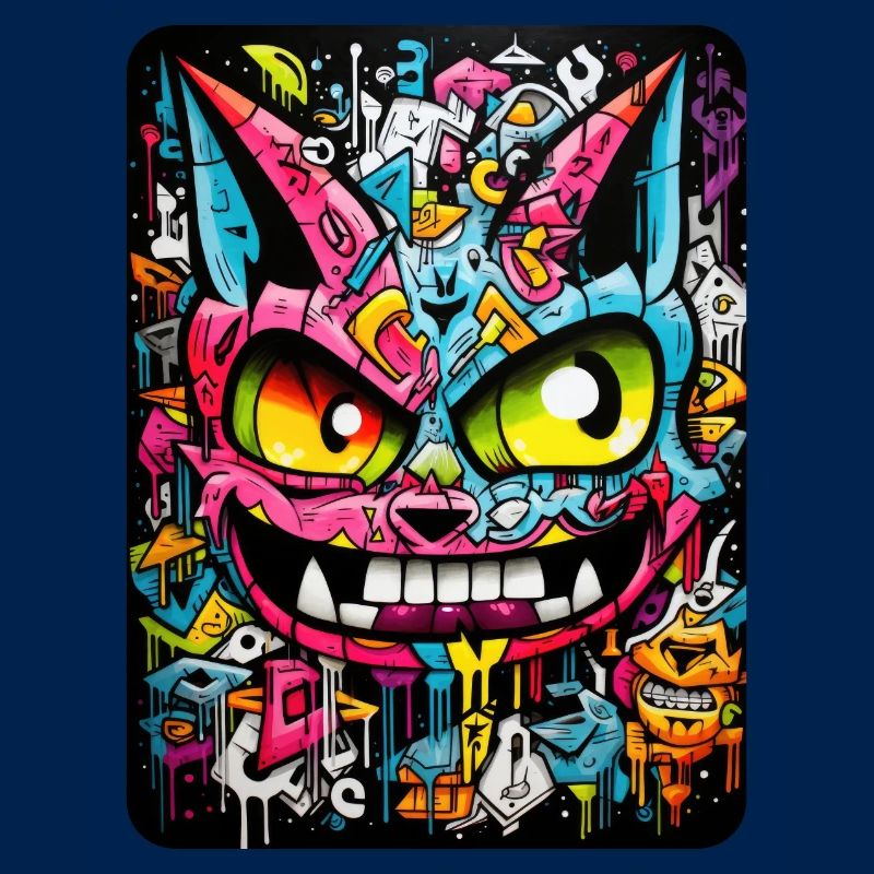 Katze graffiti abstract