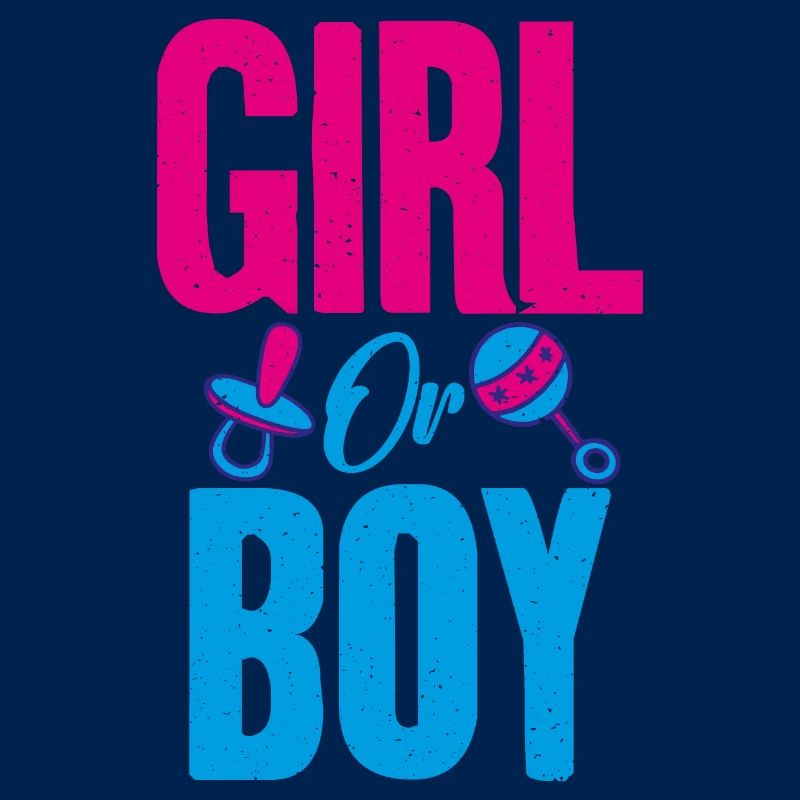 Mädchen oder Junge Gender Reveal Party