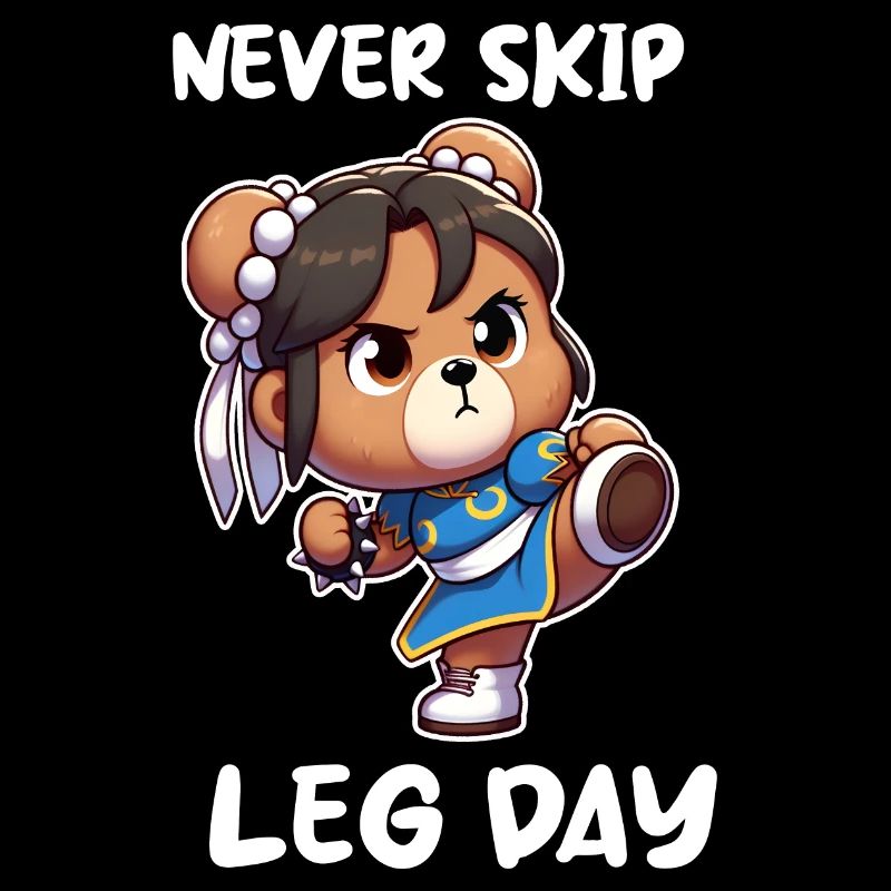 Lustiger Tag der Beinroutine