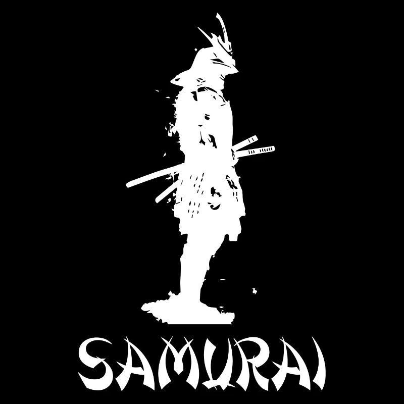 cooler japanischer Samurai