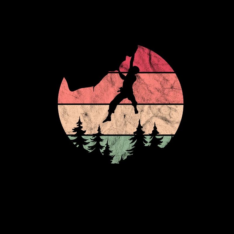 Klettern Bouldern Kletterer Bergsteigen Geschenk