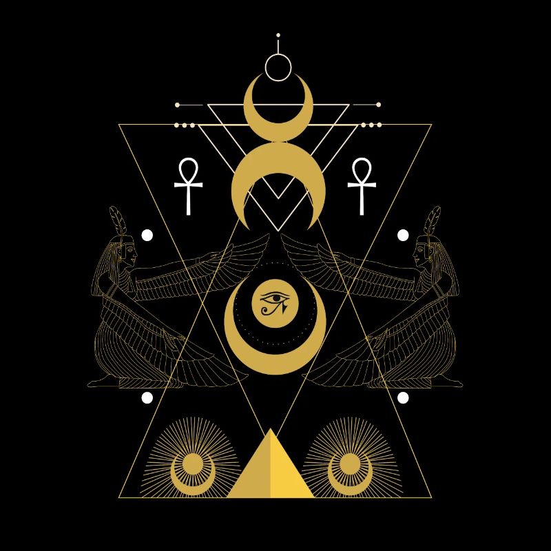 L’oeil égyptien de Ra pyramide d’Egypte