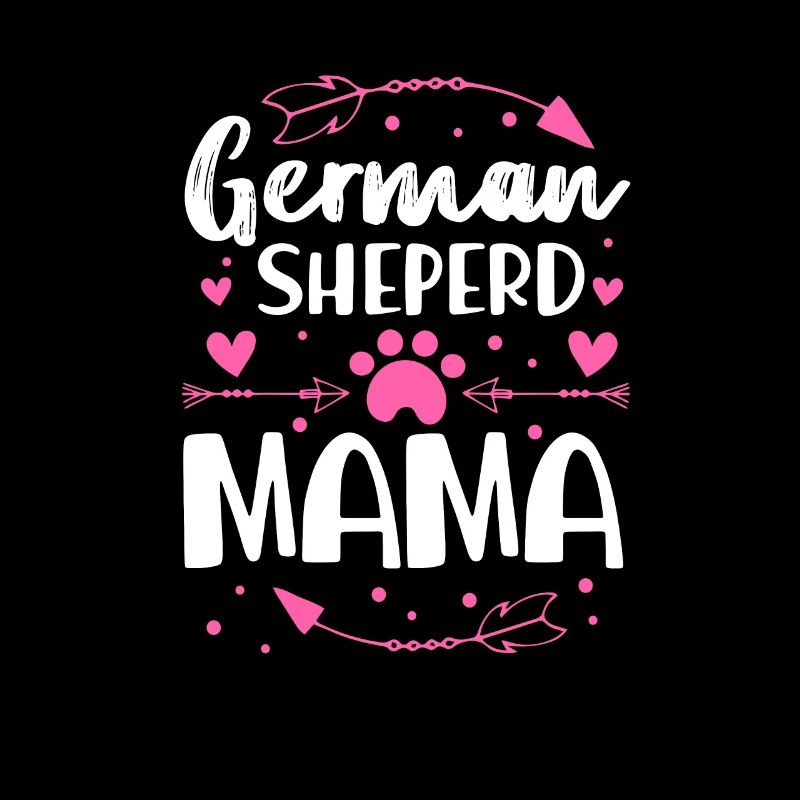 Deutscher Schäferhund Mutter Hund Hunde Geschenk