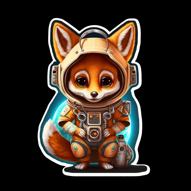 Mignon Fox Space Astronaut Balloons Space