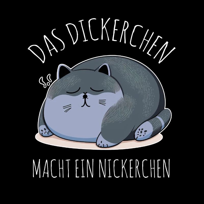Das Dickerchen macht ein Nickerchen Katze Schlafen