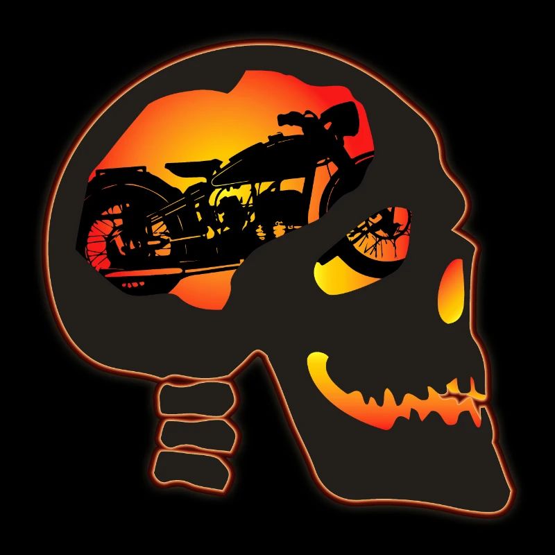 Biker Skull