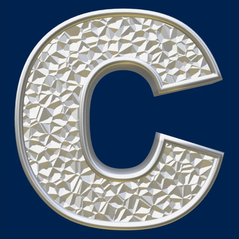 C, letter, letter C, initial, initial C, monogram,