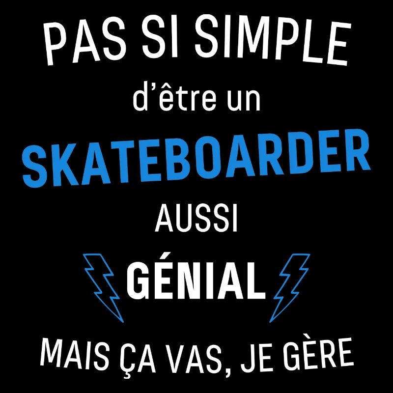 Skateboarder Génial