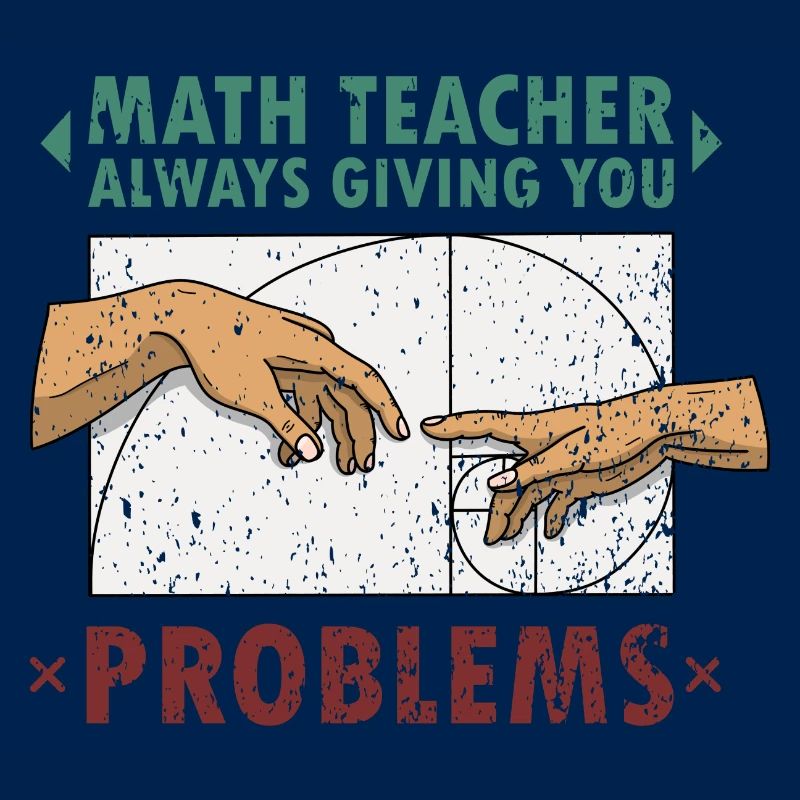 Fibonacci Math Teacher Art Creation