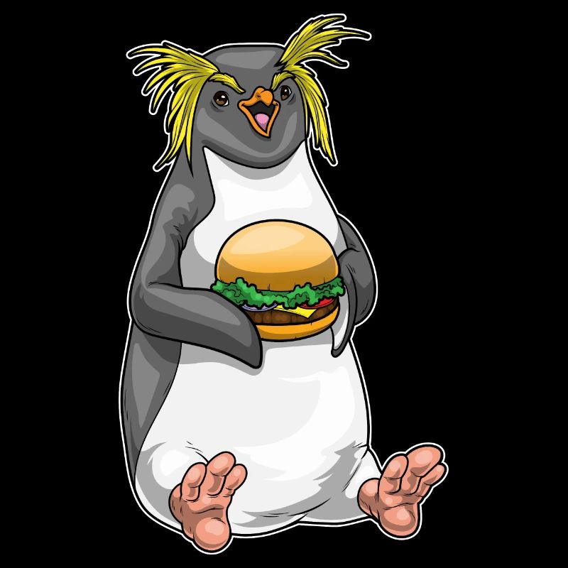 Cheeseburger pingouin