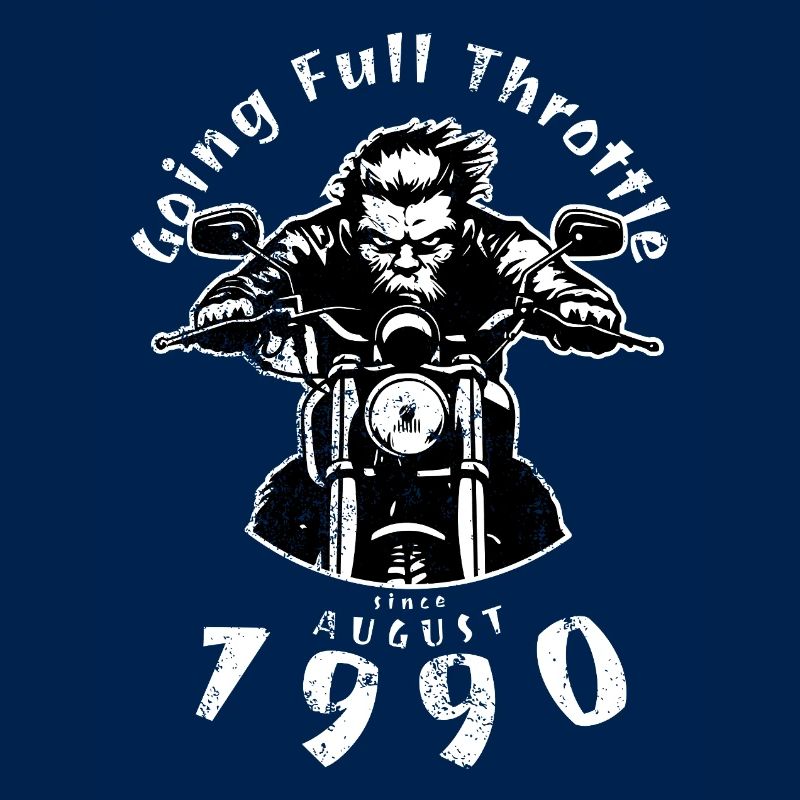 35. Geburtstag Going Full Throttle Since 08/1990