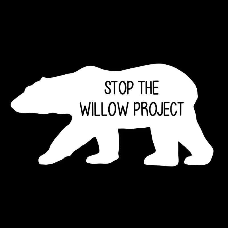 Stop the Willow Project (blanc)