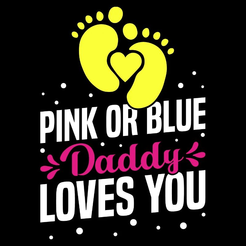 pink oder blau Papa wird dich lieben