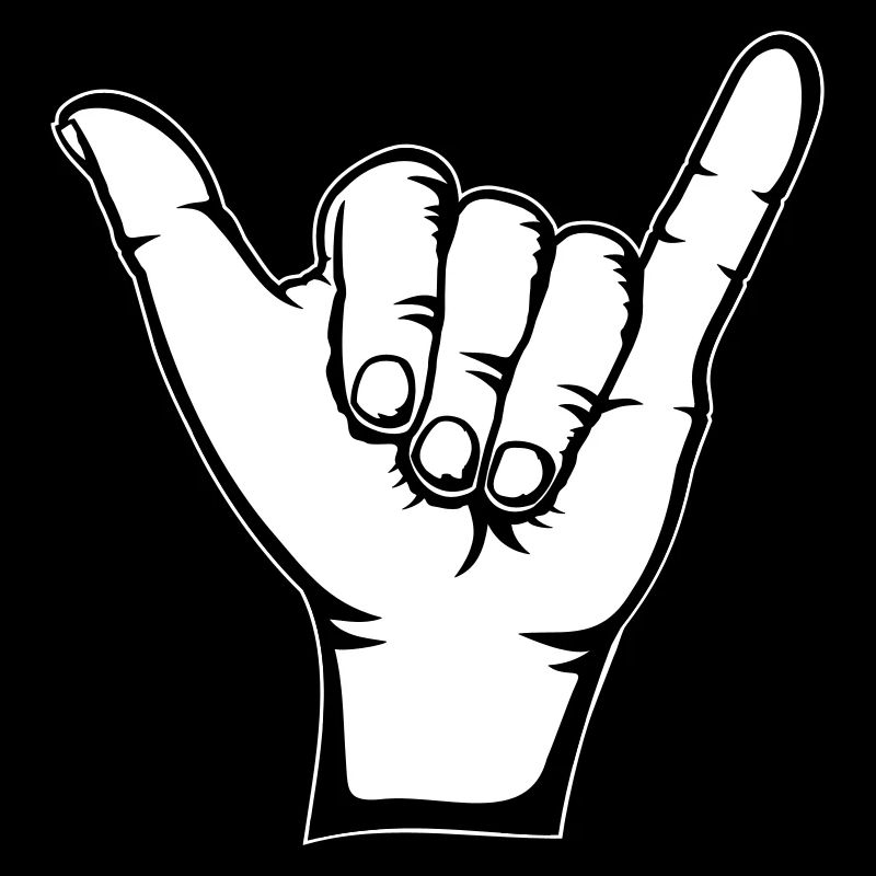 Surfing Icon Hand