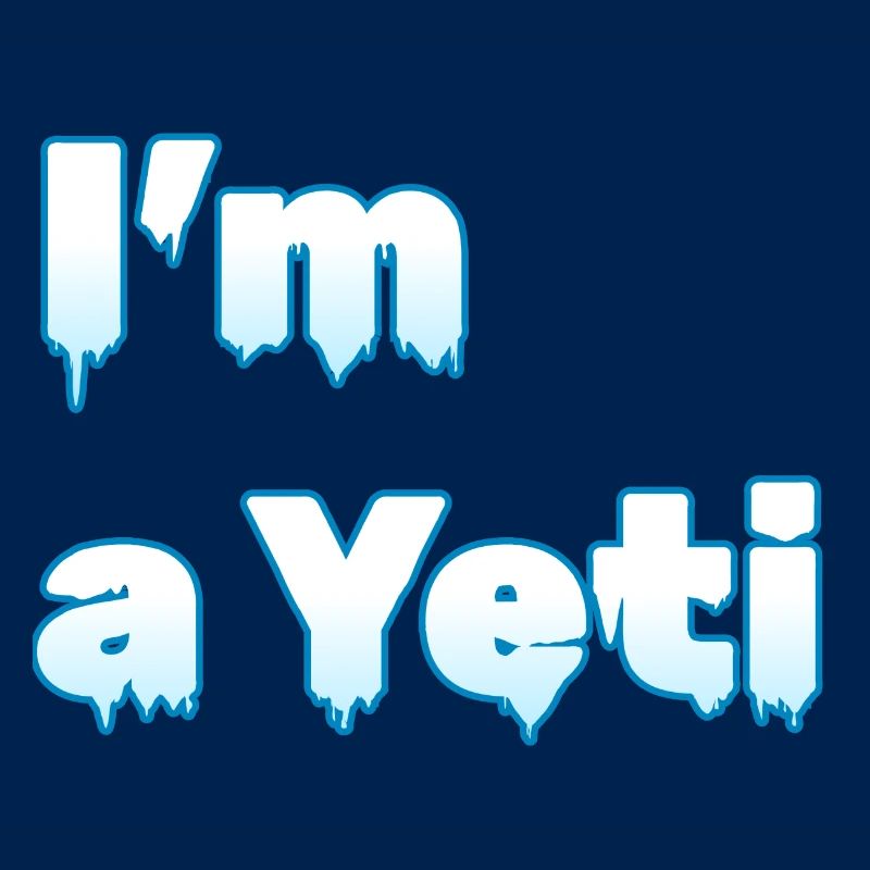 "Ich bin ein Yeti" | Eis-Design
