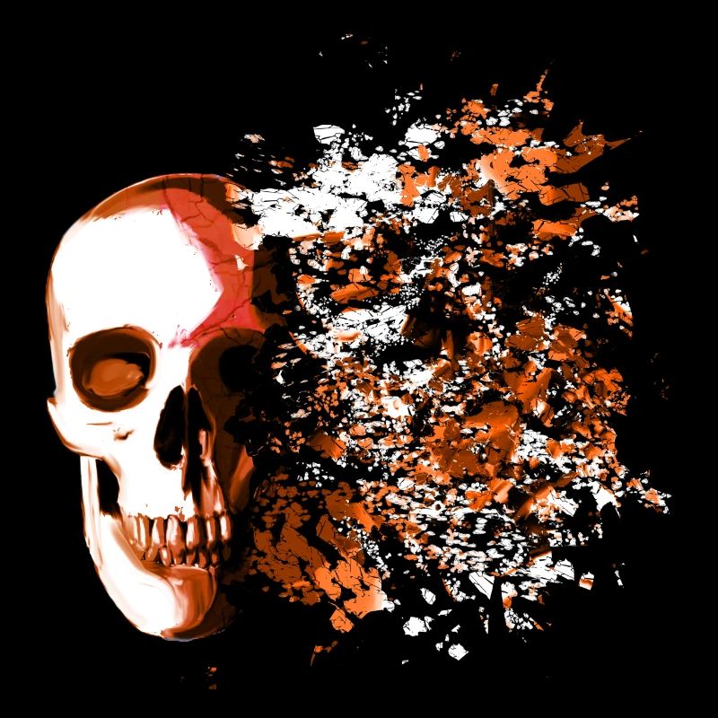 skull explosion