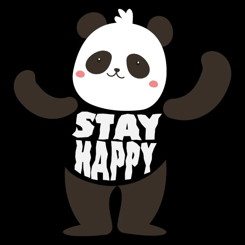 Restez heureux Panda