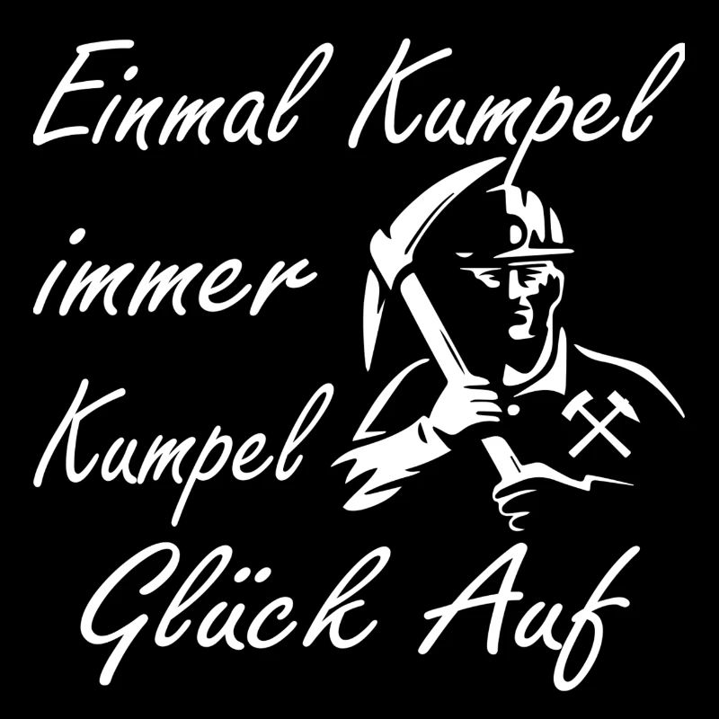 Bergbau Einmal Kumpel
