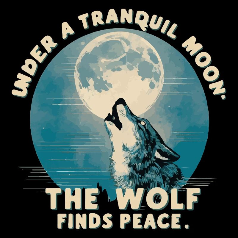 Under a Tranquil Moon: Lone Wolf Howling