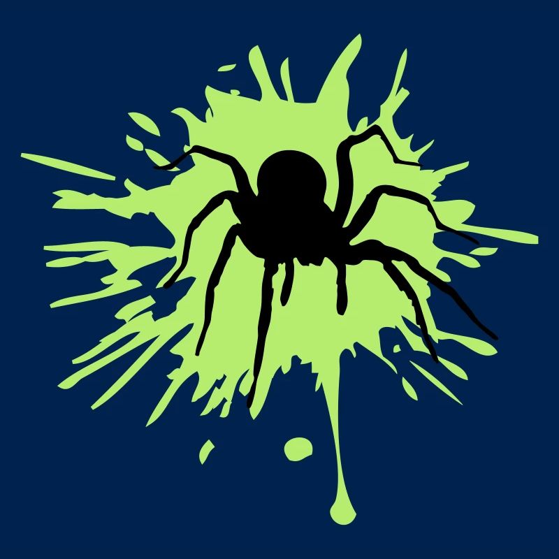 spider spider blob graffiti drops color b